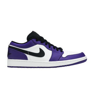 JORDAN 1 LOW COURT PURPLE WHITE