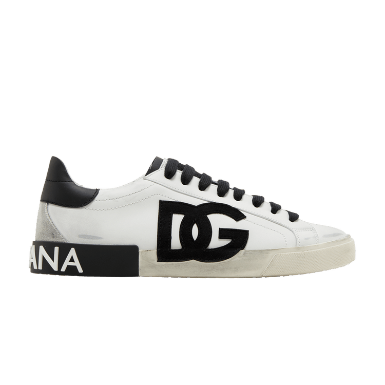 Dolce & Gabbana Portofino Vintage DG Logo Print - Black