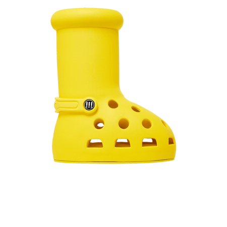 MSCHF Big Red Boot Yellow x Crocs