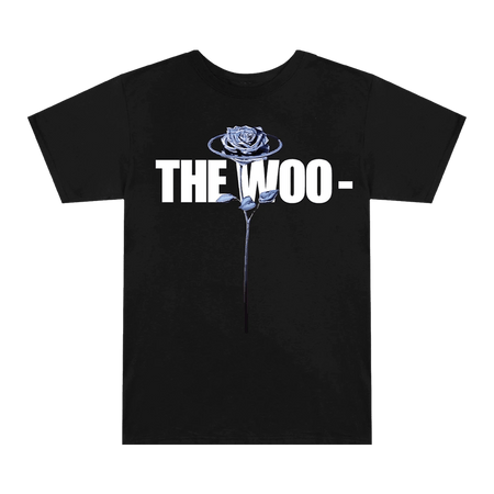 VLone x Pop Smoke Woo T-Shirt Black