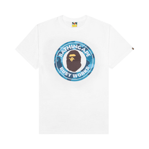 BAPE Honeycomb Camo Busy Works T-Shirt - White