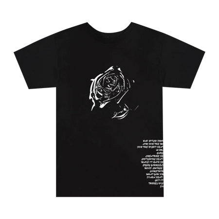 VLone x Pop Smoke Tracklist T-Shirt Black