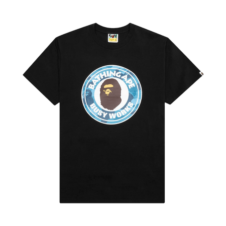 BAPE Honeycomb Camo Busy Works T-Shirt - Black