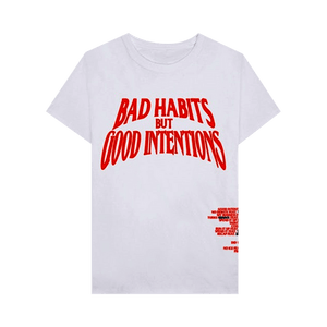 VLone x Nav Good Intention White T-Shirt