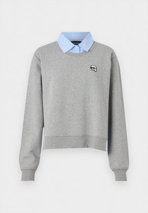 KARL LAGERFELD IKON - Sweatshirt - light grey melange