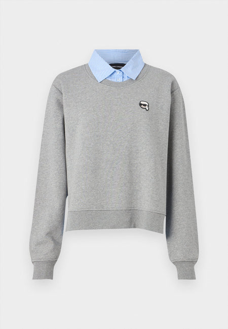 KARL LAGERFELD IKON - Sweatshirt - light grey melange
