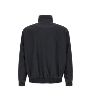 Arnica Motif Turtleneck Jacquard Jacket - Navy