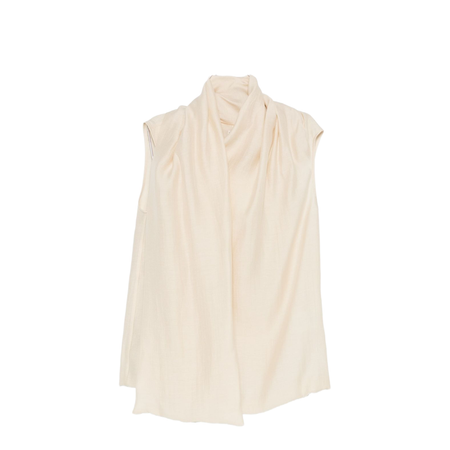 Ecru Scarf Blouse