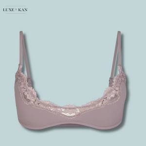 SKIMS Fits Everybody lace-trimmed stretch-woven bra