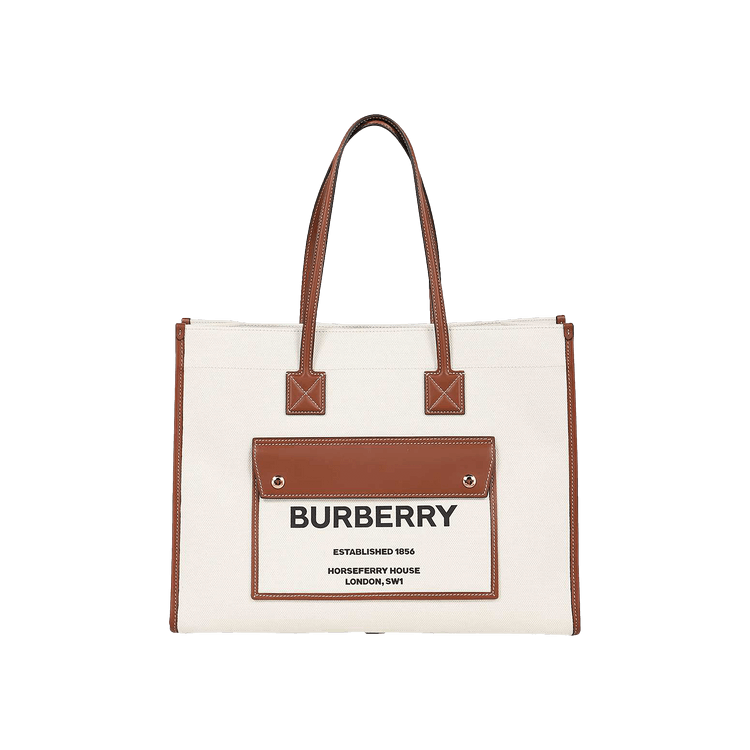 Burberry Shopper Bag Natural/Tan