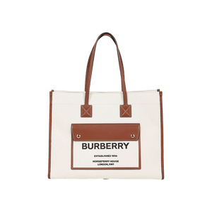 Burberry Shopper Bag Natural/Tan