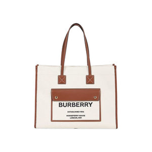 Burberry Shopper Bag Natural/Tan