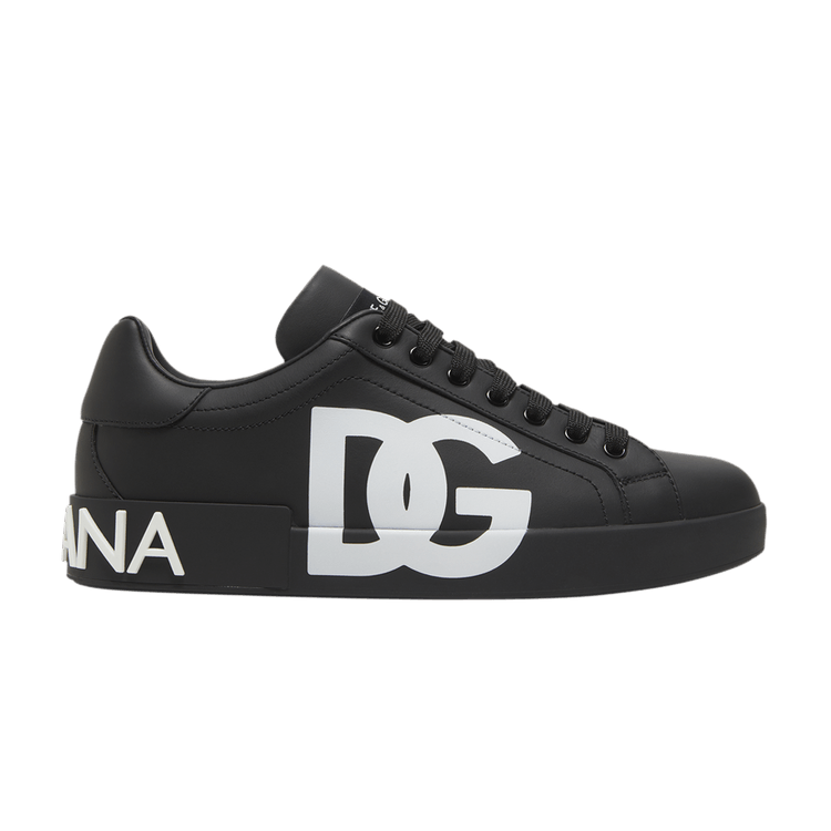Dolce & Gabbana Portofino Low DG Logo Print - Black White