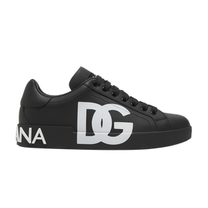 Dolce & Gabbana Portofino Low DG Logo Print - Black White