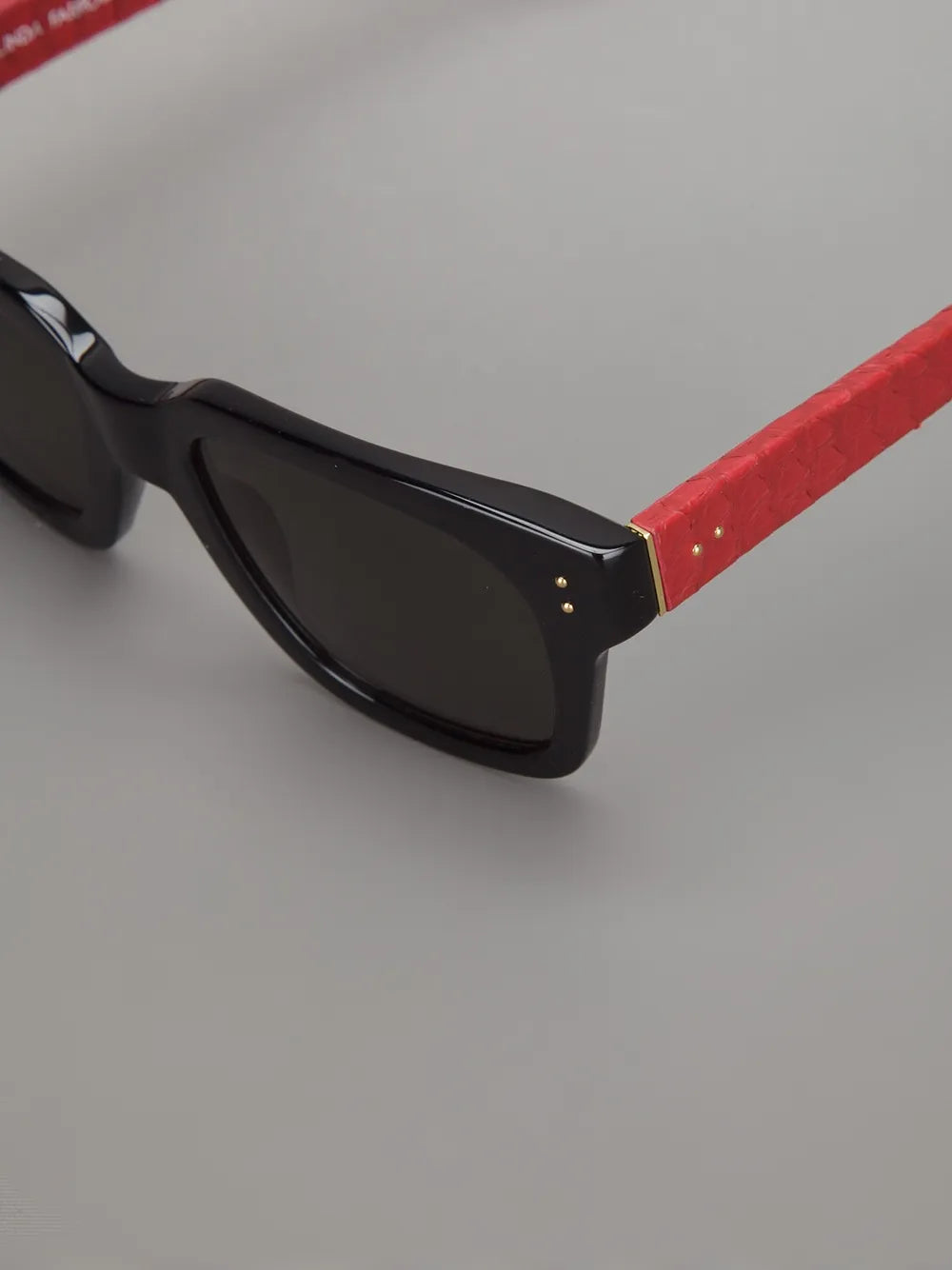 squared bi-colour sunglasses