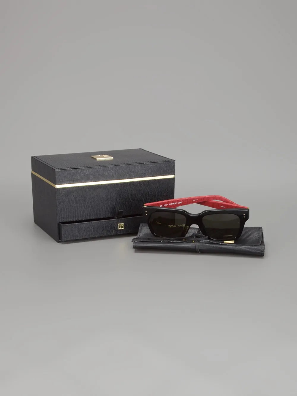 squared bi-colour sunglasses