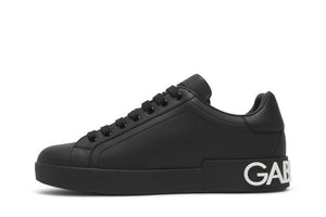 Dolce & Gabbana Portofino Low DG Logo Print - Black White