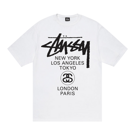 Stussy World Tour T-Shirt White