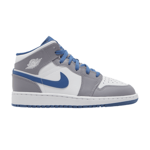 Air Jordan 1 Mid GS Cement True Blue