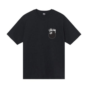 Stussy 8 Ball Pigment Dyed T-Shirt Black