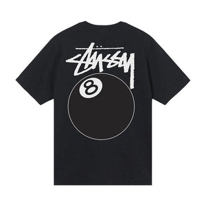 Stussy 8 Ball Pigment Dyed T-Shirt Black