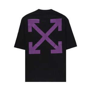 OFF-WHITE Arrow Caravaggio Mercy T-Shirt Black/Purple/Multi