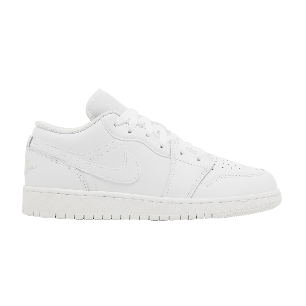Air Jordan 1 Low GS Triple White 2023