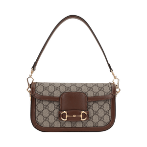 Gucci Horsebit 1955 Shoulder Bag Beige/Ebony