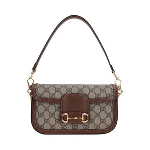 Gucci Horsebit 1955 Shoulder Bag Beige/Ebony