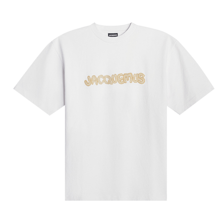 Jacquemus Le T-Shirt Raphia White