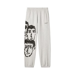 Off-White Faces Slim Sweatpants Grey/Black