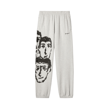 Off-White Faces Slim Sweatpants Grey/Black