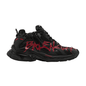 Balenciaga Runner Sneaker Graffiti - Black Red