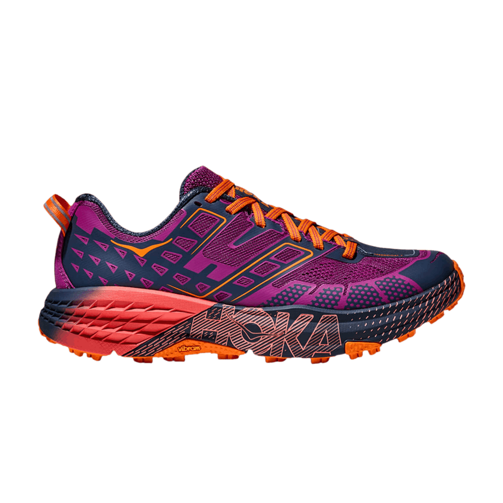 HOKA Speedgoat 2 Low Wild Flower Electric Tangerine