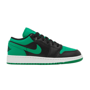 Air Jordan 1 Low GS Black Lucky Green