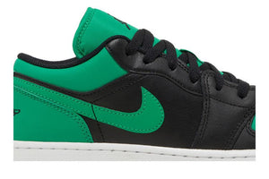 Air Jordan 1 Low GS Black Lucky Green