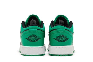 Air Jordan 1 Low GS Black Lucky Green