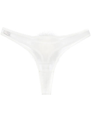 Diana georgette pompom thong