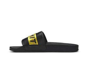 Off-White Sliders Black Yellow