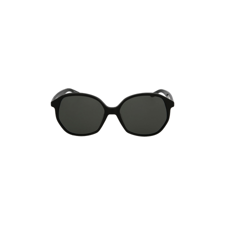Balenciaga Round Frame Acetate Sunglasses Black/Grey