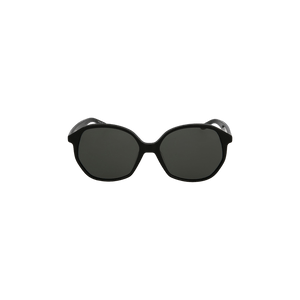 Balenciaga Round Frame Acetate Sunglasses Black/Grey