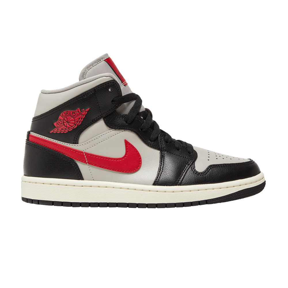 Wmns Air Jordan 1 Mid 'Black College Grey'