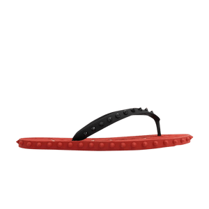 Christian Louboutin Super Loubi Flip Flop Black/Red