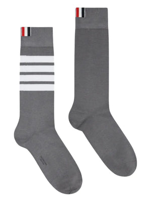 grosgrain-loop tab socks