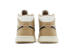 AIR JORDAN 1 MID Off White/BLACK-DESERT