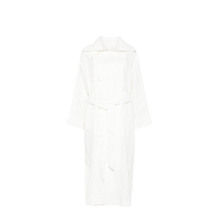 Double-Breasted Button Fastening Coat