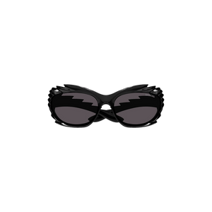 Balenciaga Spike Rectangle Sunglasses Black