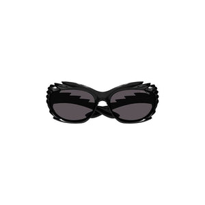 Balenciaga Spike Rectangle Sunglasses Black