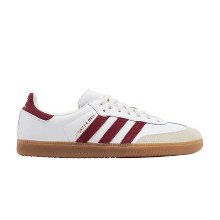 Sporty & Rich x adidas Samba OG White Core Burgundy