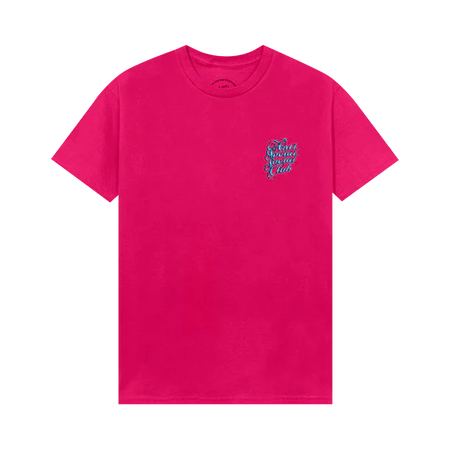 Anti Social Social Club Eyelash T-Shirt Pink